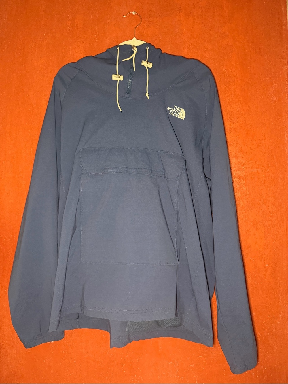 THE NORTH FACE Class V Pullover Anorak Hooded Jacket Blue